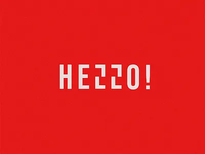 HELLO 2022 2022 animation creative hello logomotion minimal red typography