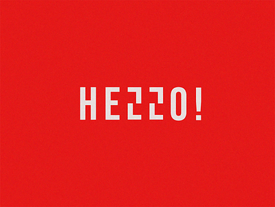 HELLO 2022 2022 animation creative hello logomotion minimal red typography