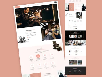 Makeover - Treatment Landing Page barber shop barbershop beard beauty parlor beauty salon booking hair hairdresser parlor salon shop tattoo tattoo shop tattoo studio