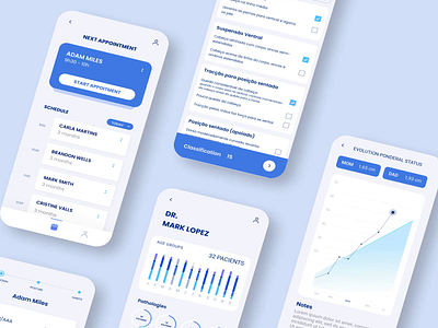 Doctor's Appoitment App app appoitment clean design doctors form graphs health app medical medicine minimalistic ui ux