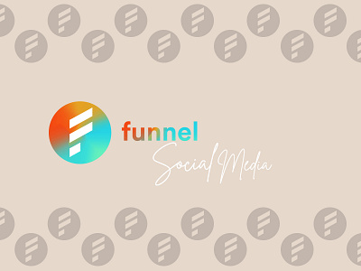 Funnel Social Media branding graphic design logo