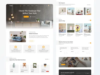 #Exploration: Furniture Store Landingpage furniture