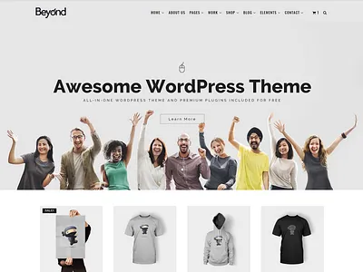 WooCommerce Shop Wide Page - Beyond WordPress Theme 3d animation branding design graphic design logo motion graphics plugins responsive shop site builder store template theme ui web design website widgets woocommerce wordpress