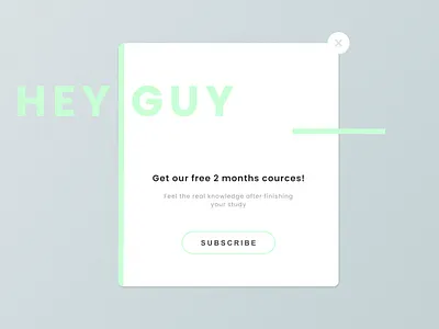 Pop-Up/ Overlay figma ui