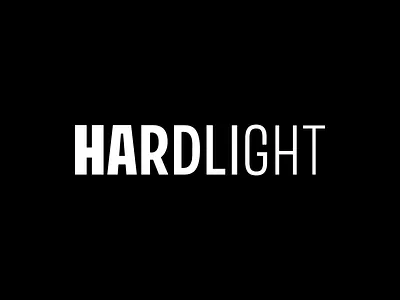 HARDLIGHT / Logo animation black brand branding design dynamic identity inspiration logo logo design logodesign logotype typography