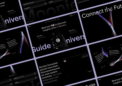 Space Exploration UI Website astronomy elegant layout futuristic design innovative ux interactive ui landing page modern interface space exploration space platform typography ui ui design user friendly ux ux design ux ui visual storytelling web web design website