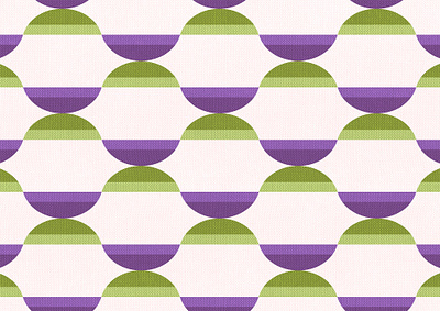 Geometric plums pattern beige drawing geometric green plums purple