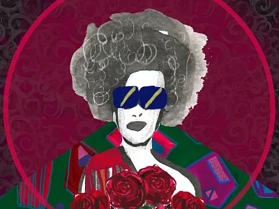 Collage collage design illustration painting