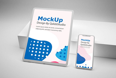 Clean iPhone & iPad Pro Mockup abstract clean design device display ipad pro iphone mockup phone phone mockup presentation realistic simple smartphone tablet theme ui ux web website