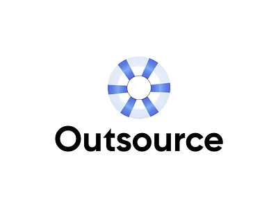 Outsource - Logo b2b branding branding and identity business company credit repair design identity letter mark monogram letters link logo logo trends modern logo o letter outsource outsourcing processing sketch software