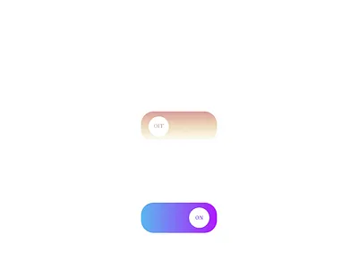 Off And On Colorful Button Design branding button design figma graphic design icon logo ui ux vector
