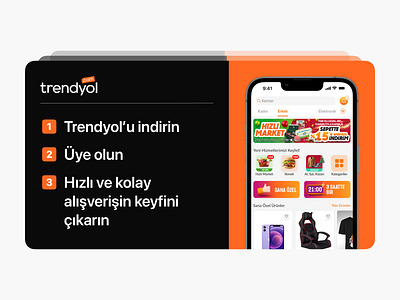 Trendyol Outdoor Advertising Concept card design illustration ui ux