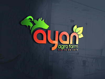 Agro logo 3d branding design flat graphic design illustration logo