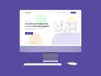 Kanyimuta - Homepage branding clean design modern social ui ux