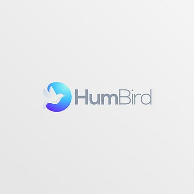 HumBird logo design bird brand branding colorful design humming identity illustration logo simple