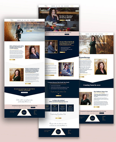 Ketra Thompson Hypnosis Web Design branding design web web design