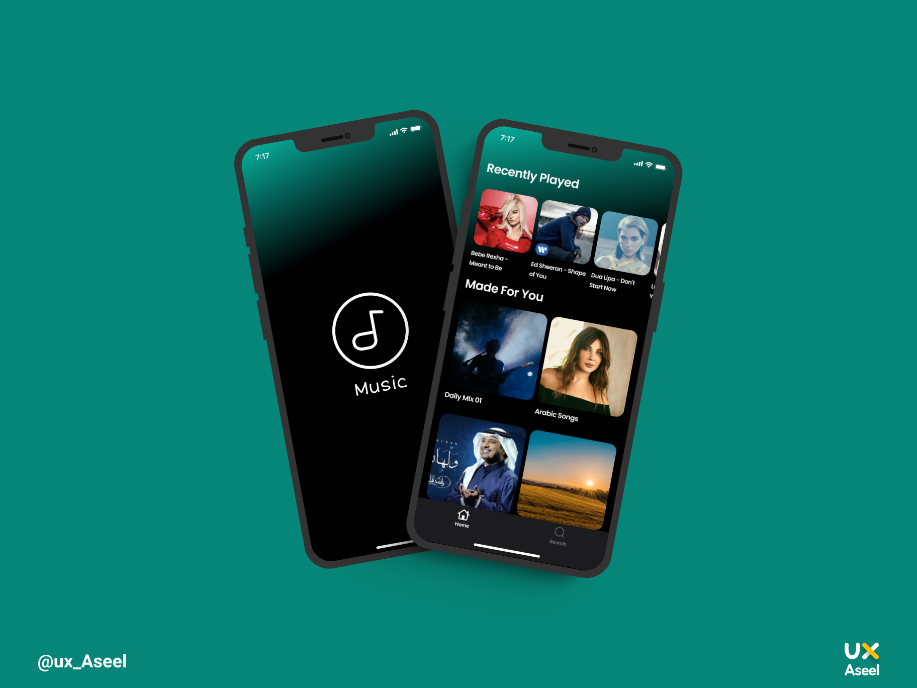 Example of Music App