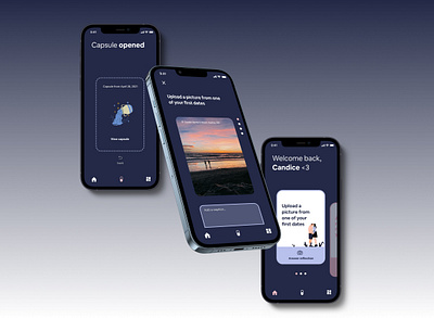Capsule app art branding design graphic design illustration logo ui ux