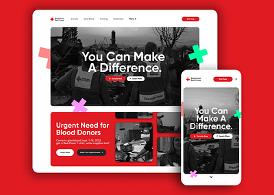 American Red Cross Concept app branding design graphic design logo typography ui ux vector