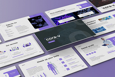 Cora V – Medical Presentation Template business presentation clean coronavirus disease doctor education flu healthcare hospital influenza infographic learning medical medicine modern pitchdeck powerpoint template presentation simple slides