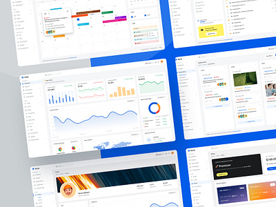 Relik - Admin Dashboard UX & UI Design. admin dashboard admin panel admin template analytics backend branding calendar card dashboard design system figma file manager interface kanban board relik style guide task list template templatecookie user dashboard