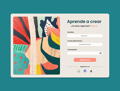 Sign up - Registrar usuario dailyui registrarse sign up ui ux