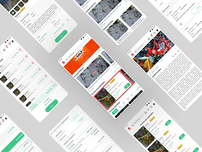 App for selling Koi Fish app app design design material ui mobile design product design ui ui design ux