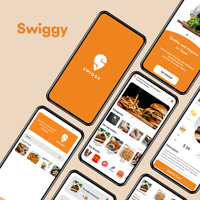 Food Delivery app design ui ux