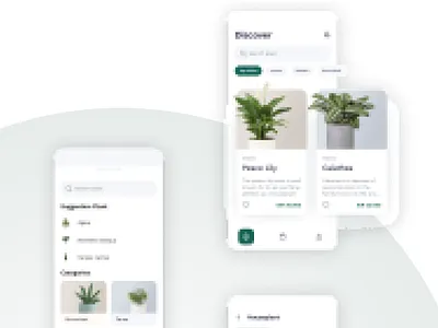 Plant App Design 2022 3d buy daily ui green login logo minimal design mobile design motion graphics plant plant app tranding tree ui design