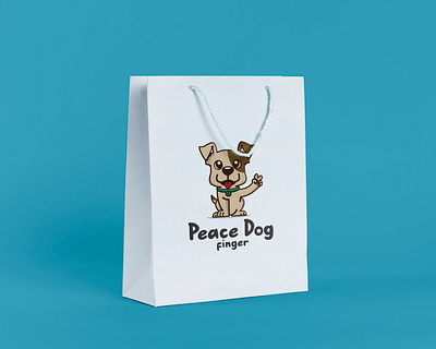 Peace Dog Logo animation branding design graphic design illustration logo motion graphics