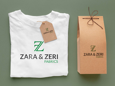 ZZF COMBINATION MARK BRANDING UNIQUE LOGO brand brand identity branding business business logo company logo design design logo fabrics logo graphic design logo logos zzl logo