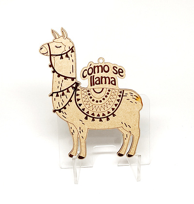 Como se llama adobe illustrator laser llama ornament