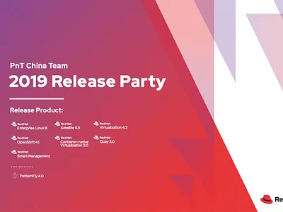 Red Hat Beijing 2019 Release Party Poster