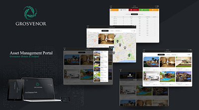 Grovner Asset Management Portal graphic design grovner asset management portal ios ui