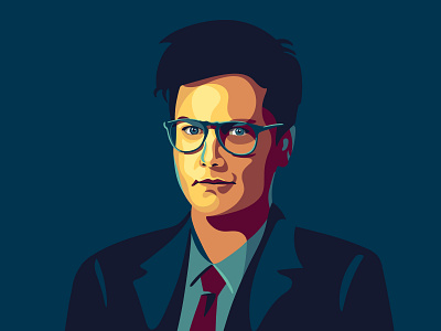 Hannah Gadsby portrait illustration portrait portrait illustration vector portrait