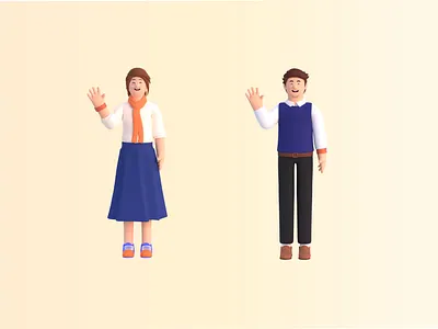 3D illustration 3d animation