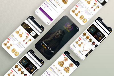 Online Jewellery Store app design ui ux