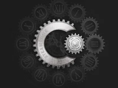 OCG Machine art identity logo visual