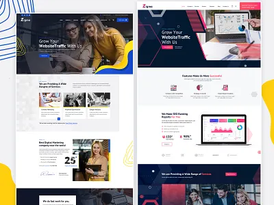 SEO & Digital Marketing WordPress Theme advisor business consulting corporate digital markting finanace