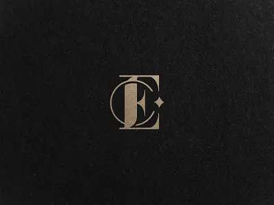 CE Monogram adobe adobe illustrator adobe photoshop elegant fashion graphic design initials jewellery jewelry logo logo design modern monogram small business sophisticated vector