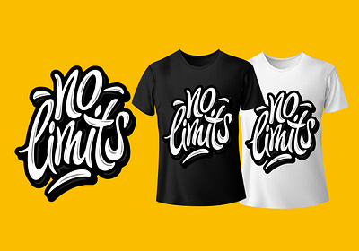 No Limits branding design illustration typography