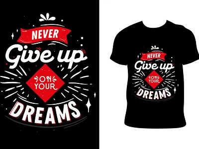 Never Give up branding corporate design design illustration logo typography vector