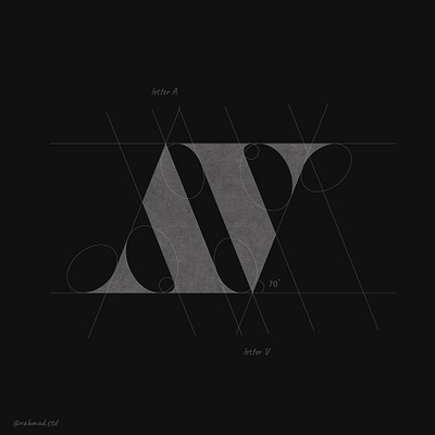 Letter AV logo branding desain design ikon illustration ilustrasi logo merek ui vektor