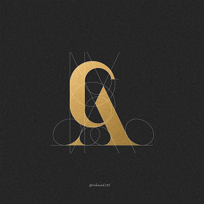 Letter CA logo branding desain design ikon illustration ilustrasi logo merek ui vektor