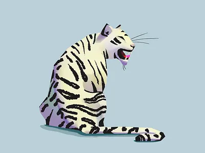 Year of 🐯 3d animal chinese chinese new year colorful dimensional illustration muted new year photoshop tiger