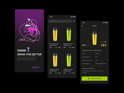 ENNIK | E-commarce App app app design ecommarce ecommarce app ios app mobile app mobile app design native app ui ux ux ui