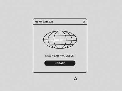 2022 not found 2022 animation brutalism brutalist interface bug illustration line ui loading modal new year retro ui ui update