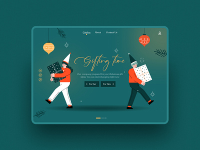 New Year Gift 2022 banner celebration christmas design dribbble gift holiday illustration new year shop shot ui ui ux design web