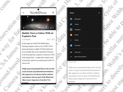 Daily UI 010 - Social Share app app design daily ui daily ui challenge design news news app share social social share ui ux