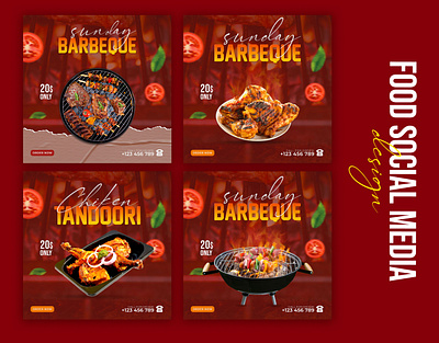 Food Social Media Design animation branding design facebook post design food banner food design food flyer food instagram post food social media food typography graphic design instagram post design instagram stories motion graphics resturant menucard socialmedia design